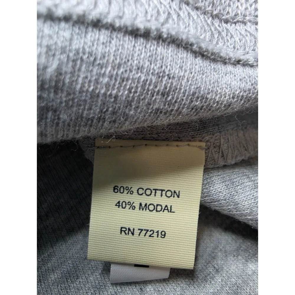 Joseph Abboud Sweater Men's 2X Gray Tight Knit Mock Neck Quarter Zip Outdoor